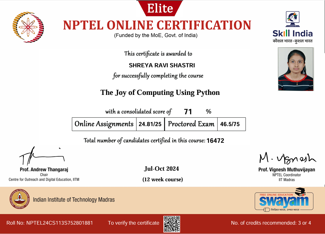 Python Certificate